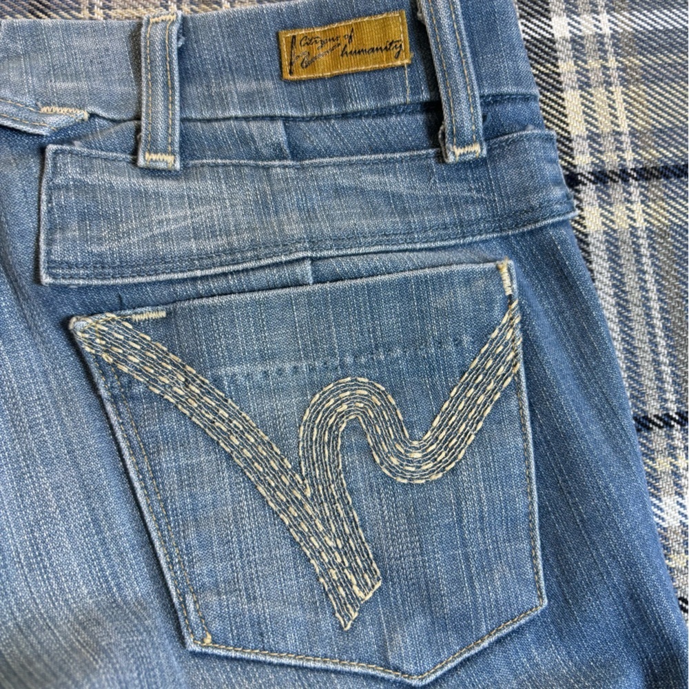 Citizens of Humanity Jerome Dahan Low Waist Stretch Boot Cut Denim Jean 26 - Picture 6 of 11